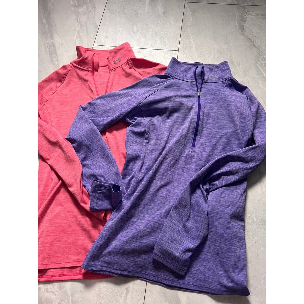 2 Under Armour half zip jackets